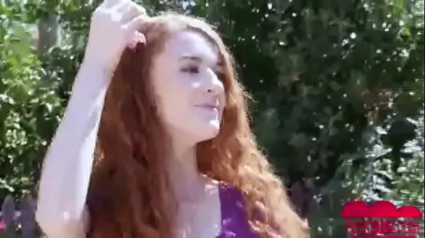 Hot Abbey Rain in Natural Red Haired Beauty clips Tube
