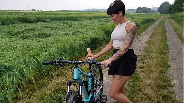 Hot Premiere! Bicycle fucked in public horny clips Tube